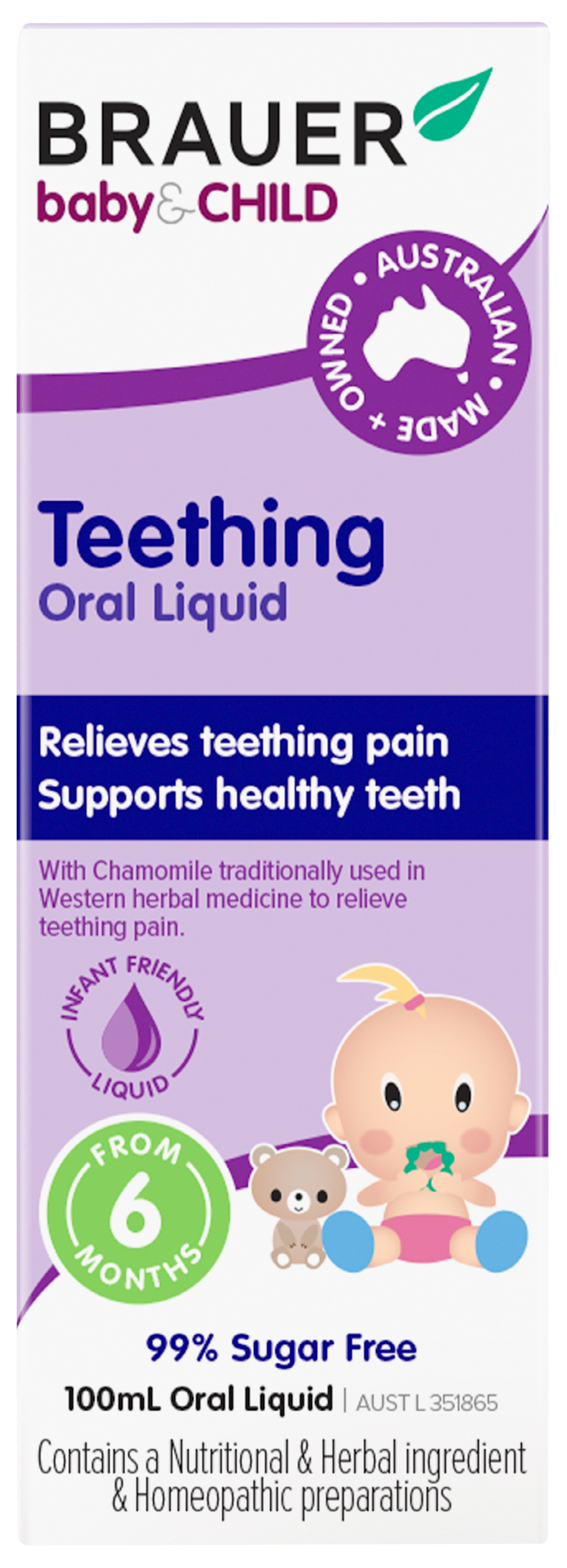 BRAUER BABY & CHILD TEETHING LIQUID